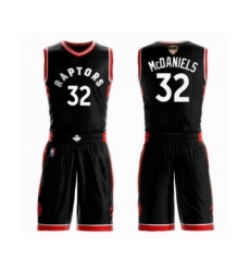 Youth Toronto Raptors #32 KJ McDaniels Swingman Black 2019 Basketball Finals Bound Suit Jersey Statement Edition