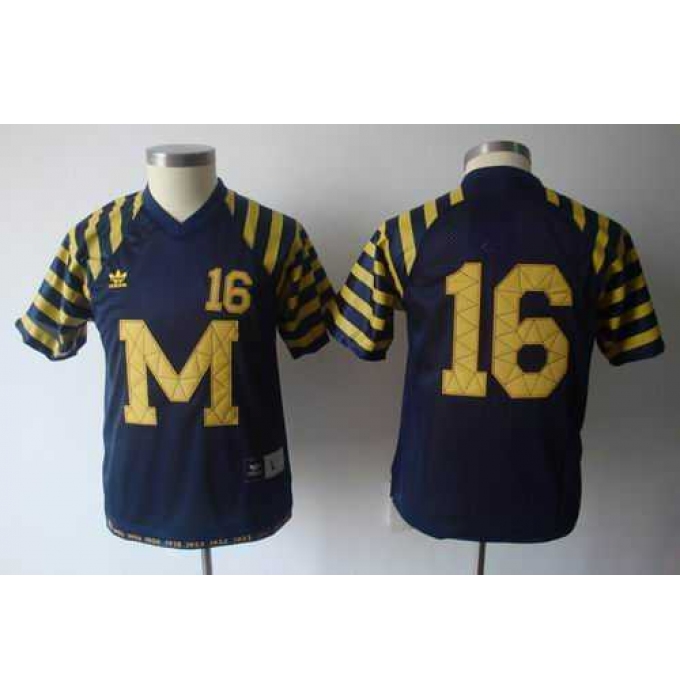 Youth NCAA Michigan Wolverines Denard Robinson 16 Under The Lights College Football Jersey