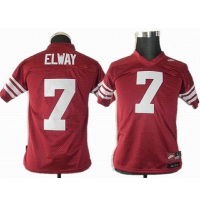 youth ncaa Standford Cardinals 7 Elways Red