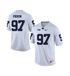 Penn State Nittany Lions 97 Sam Ficken White College Football Jersey