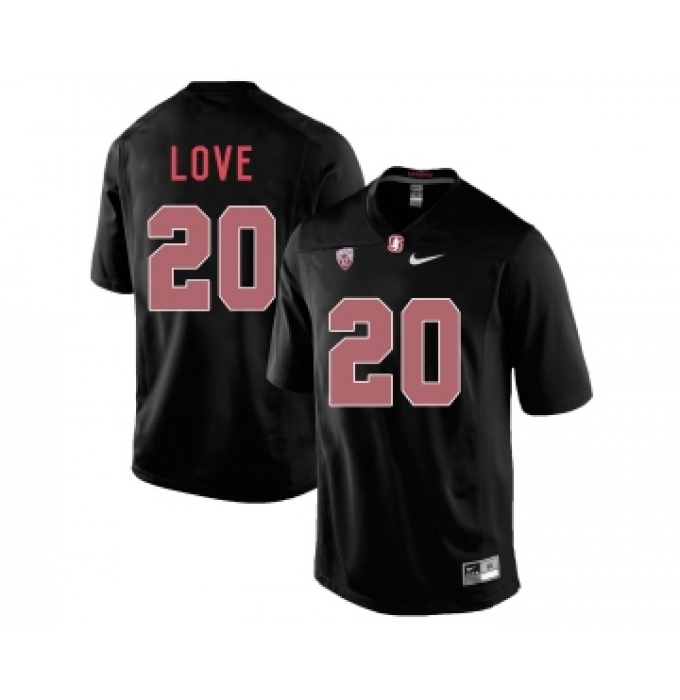Stanford Cardinal 20 Bryce Love White College Football Jersey