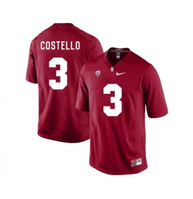 Stanford Cardinal 3 K.J. Costello Cardinal College Football Jersey