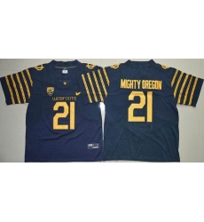 Oregon Ducks #21 Mighty Oregon Navy Blue Webfoots 100th Rose Bowl Game Elite Stitched NCAA Jersey