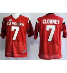 South Carolina Gamecocks 7 Jadeveon Clowney Red College Football NCAA Jerseys