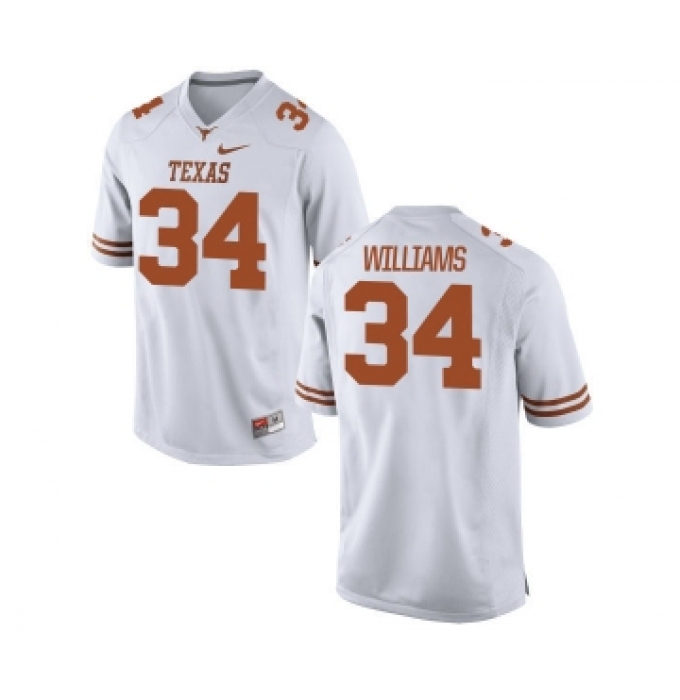 Texas Longhorns 34 Ricky Williams White Nike College Jersey