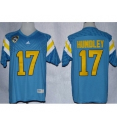 UCLA Bruins Brett Hundley 17 Techfit College Football Jersey Light Blue
