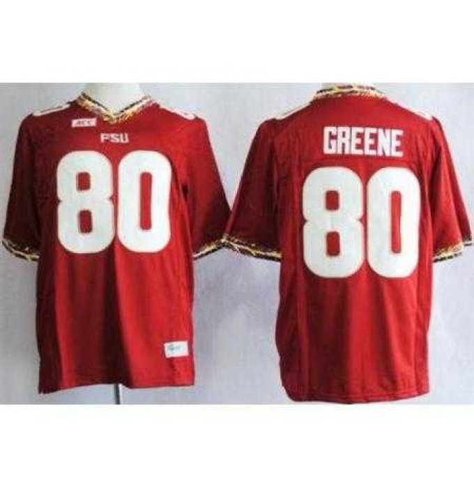Florida State Seminoles FSU 80 Rashad Greene Red NCAA Jerseys