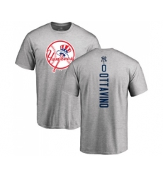 Baseball New York Yankees #0 Adam Ottavino Ash Backer T-Shirt