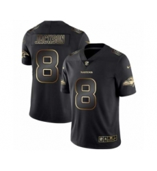 Men Baltimore Ravens #8 Lamar Jackson Black Golden Edition 2019 Vapor Untouchable Limited Jerse Men Baltimore Ravens #8 Lamar Jackson Black Golden Edition 2019 Vapor Untouchable Limited Jerse