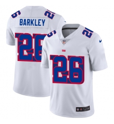 Men's New York Giants #26 Saquon Barkley White Nike White Shadow Edition Limited Jersey Men's New York Giants #26 Saquon Barkley White Nike White Shadow Edition Limited Jersey