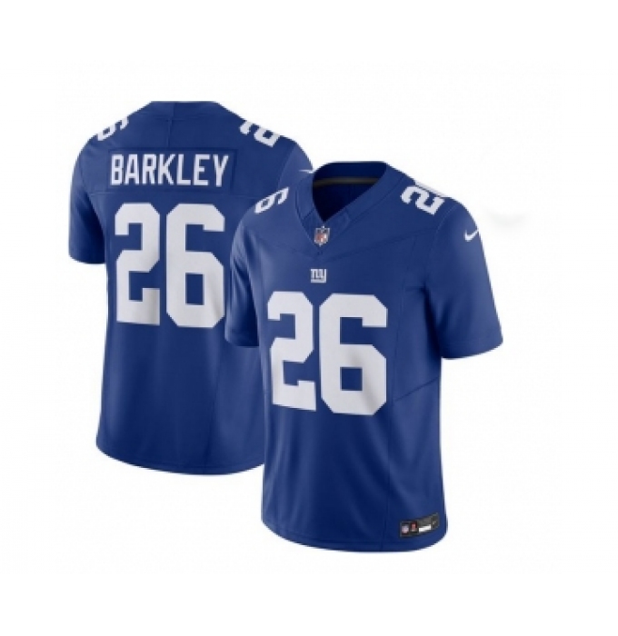 Men's Nike New York Giants #26 Saquon Barkley Blue 2023 F.U.S.E. Vapor Untouchable Limited Stitched Jersey