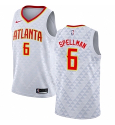 Youth Nike Atlanta Hawks #6 Omari Spellman Swingman White NBA Jersey - Association Edition
