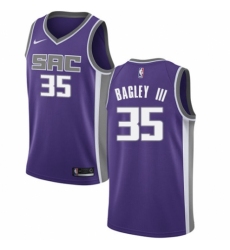 Men's Nike Sacramento Kings #35 Marvin Bagley III Swingman Purple NBA Jersey - Icon Edition