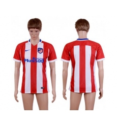 Atletico Madrid Blank Home Soccer Club Jersey1