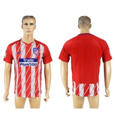 Atletico Madrid Blank Home Soccer Club Jersey3