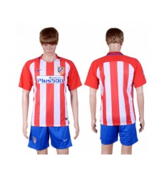 Atletico Madrid Blank Home Soccer Club Jerseys