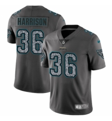Men's Nike Jacksonville Jaguars #36 Ronnie Harrison Gray Static Vapor Untouchable Limited NFL Jersey