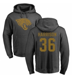 NFL Nike Jacksonville Jaguars #36 Ronnie Harrison Ash One Color Pullover Hoodie