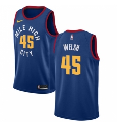 Youth Nike Denver Nuggets #45 Thomas Welsh Swingman Light Blue NBA Jersey Statement Edition
