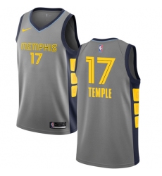 Women's Nike Memphis Grizzlies #17 Garrett Temple Swingman Gray NBA Jersey - City Edition