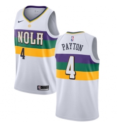 Youth Nike New Orleans Pelicans #4 Elfrid Payton Swingman White NBA Jersey - City Edition