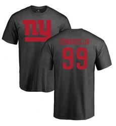 NFL Nike New York Giants #99 Mario Edwards Jr Ash One Color T-Shirt