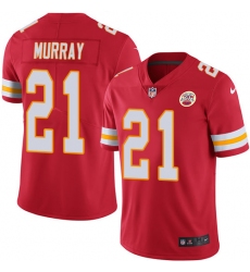 Men's Nike Kansas City Chiefs #21 Eric Murray Red Team Color Vapor Untouchable Limited Player NFL Jersey