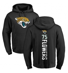NFL Nike Jacksonville Jaguars #75 Ereck Flowers Black Backer Pullover Hoodie