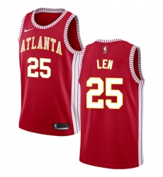 Youth Nike Atlanta Hawks #25 Alex Len Swingman Red NBA Jersey Statement Edition