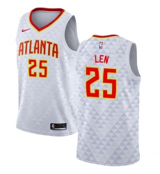 Youth Nike Atlanta Hawks #25 Alex Len Swingman White NBA Jersey - Association Edition