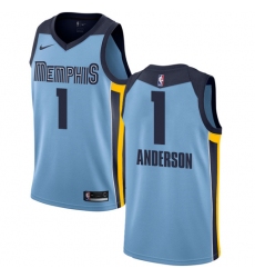 Youth Nike Memphis Grizzlies #1 Kyle Anderson Swingman Light Blue NBA Jersey Statement Edition