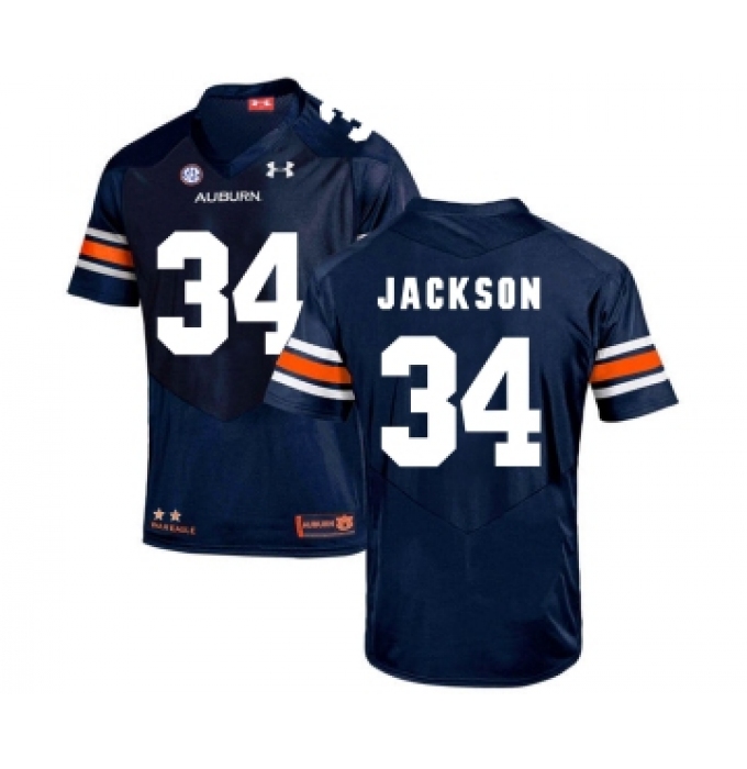 Auburn Tigers 34 Bo Jackson Navy College Football Jersey