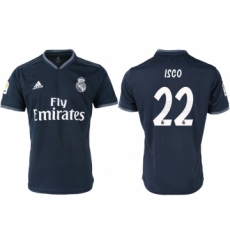 2018-19 Real Madrid 22 ISCO Away Thailand Soccer Jersey