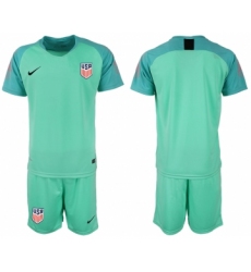 2018-19 USA Green Goalkeeper Soccer Jersey