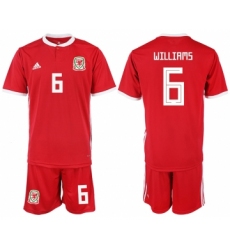 2018-19 Welsh 6 WILLIAMS Home Soccer Jersey