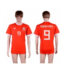 2018-19 Wales 9 ROBSON KANU Home Thailand Soccer Jersey