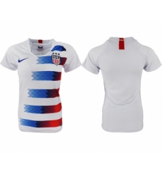 2018-19 USA Home Women Soccer Jersey