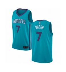 Women's Jordan Charlotte Hornets #7 Dwayne Bacon Authentic Teal Basketball Jersey - Icon Edition