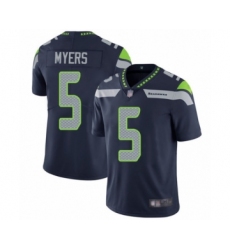 Youth Seattle Seahawks #5 Jason Myers Navy Blue Team Color Vapor Untouchable Limited Player Football Jersey