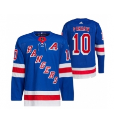 Men's New York Rangers #10 Artemi Panari Blue Stitched Jersey