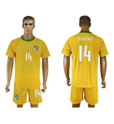 Cote d'lvoire #14 Diomande Home Soccer Country Jersey