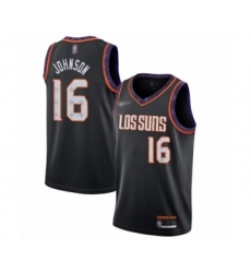 Women's Phoenix Suns #16 Tyler Johnson Swingman Black Basketball Jersey - 2019 20 City Edition