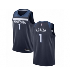Youth Minnesota Timberwolves #1 Noah Vonleh Swingman Navy Blue Basketball Jersey - Icon Edition