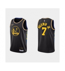 Men's Golden State Warriors #7 Patrick Baldwin Jr. 2022 Black Stitched Basketball Jersey