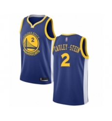 Youth Golden State Warriors #2 Willie Cauley-Stein Swingman Royal Blue Basketball Jersey - Icon Edition
