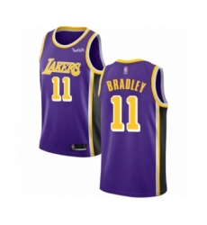 Women's Los Angeles Lakers #11 Avery Bradley Authentic Purple Basketball Jersey - Statement Edition