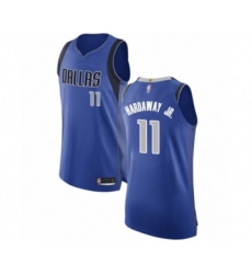 Men's Dallas Mavericks #11 Tim Hardaway Jr. Authentic Royal Blue Basketball Jersey - Icon Edition