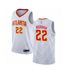 Youth Atlanta Hawks #22 Cam Reddish Swingman White Basketball Jersey - Association Edition