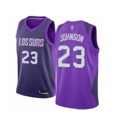 Women's Phoenix Suns #23 Cameron Johnson Swingman Purple Basketball Jersey - City Edition