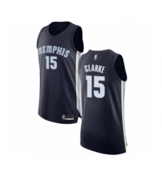 Men's Memphis Grizzlies #15 Brandon Clarke Authentic Navy Blue Basketball Jersey - Icon Edition